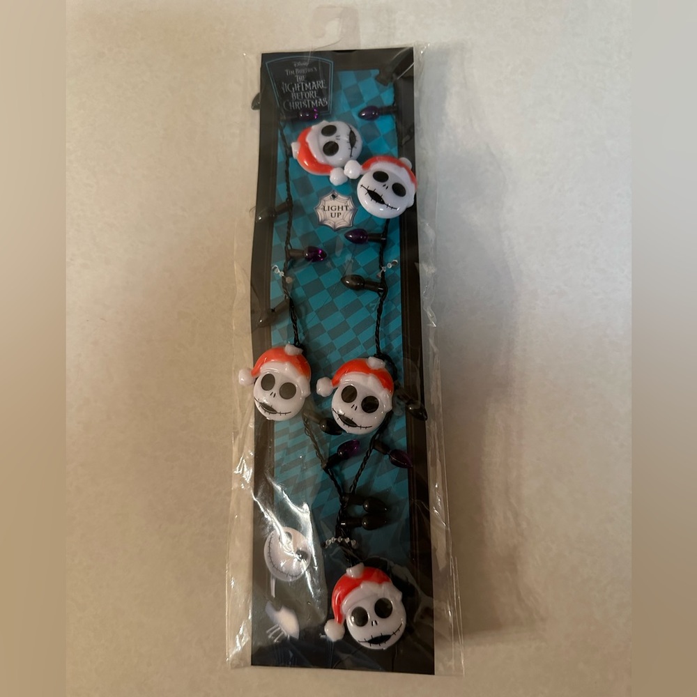 Nightmare Before Christmas light up necklace